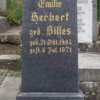 Herbert Wilhelm 1902-1933 Emilie Billes 1904-1971 Grabstein